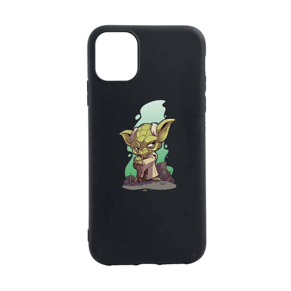 Husa Silicon Star Wars Yoda, compatibila cu Apple iPhone 13, rezistenta la uzura, anti-alunecare, B403