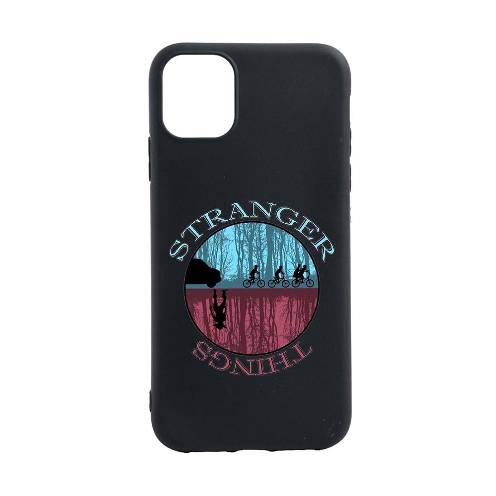 Husa Silicon Stranger Things, compatibila cu Apple iPhone 13 Pro Max, rezistenta la uzura, anti-alunecare, B368