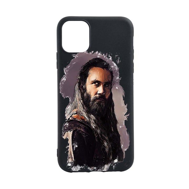 Husa Vikingii Rollo Movie, pentru Apple iPhone 12 Pro, rezistenta la uzura, anti-alunecare, din silicon Premium, din silicon Premium, B454