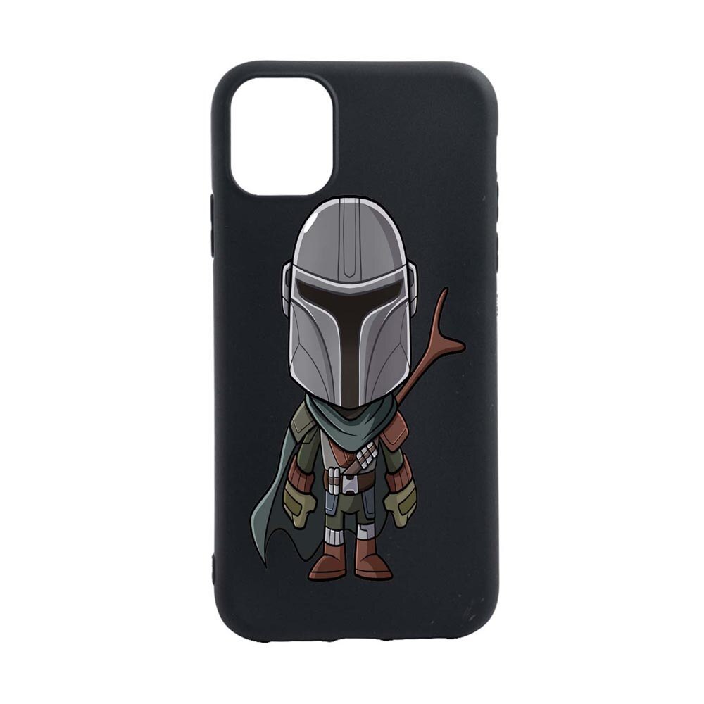 Husa Silicon Star Wars, The Mandalorian Compatibila Cu Apple iPhone 13 Pro Max, rezistenta la uzura, anti-alunecare, B462