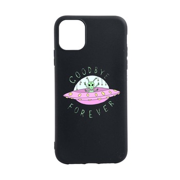 Husa Silicon Universe, Planets UFO Good Bye, compatibila cu Apple iPhone 13 Pro, rezistenta la uzura, anti-alunecare, B474 Husa Silicon Universe, Planets UFO Good Bye, compatibila cu Apple iPhone 13 Pro, rezistenta la uzura, anti-alunecare, B474
