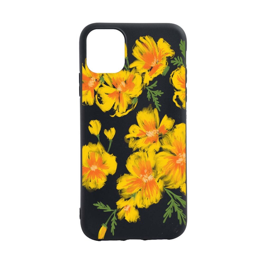 Husa Silicon Flowers, Pastel colors, compatibila cu Apple iPhone 13 Pro Max, rezistenta la uzura, anti-alunecare, B502