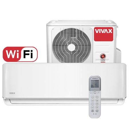 Aer conditionat Vivax ACP-12CH35AERI R-Design Wi-Fi, Inverter, 12000 BTU/h, Clasa A++, Ionizator, I feel, Autodiagnoza, Autocuratare, Autodetectie scurgeri freon, filtru Bio, filtru Anti-Praf, ECO-Mode