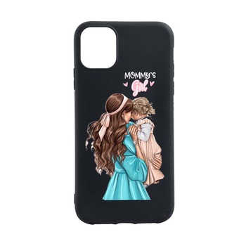 Husa Silicon Mommy's Girl, compatibila cu Apple iPhone 13, rezistenta la uzura, anti-alunecare, B555 Husa Silicon Mommy's Girl, compatibila cu Apple iPhone 13, rezistenta la uzura, anti-alunecare, B555