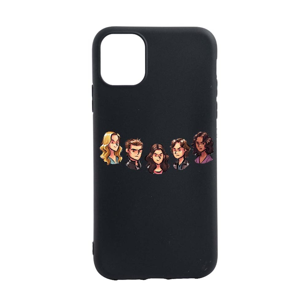 Husa Silicon Vampire Diaries, Movie, compatibila cu Apple iPhone 13 Pro, rezistenta la uzura, anti-alunecare, B579