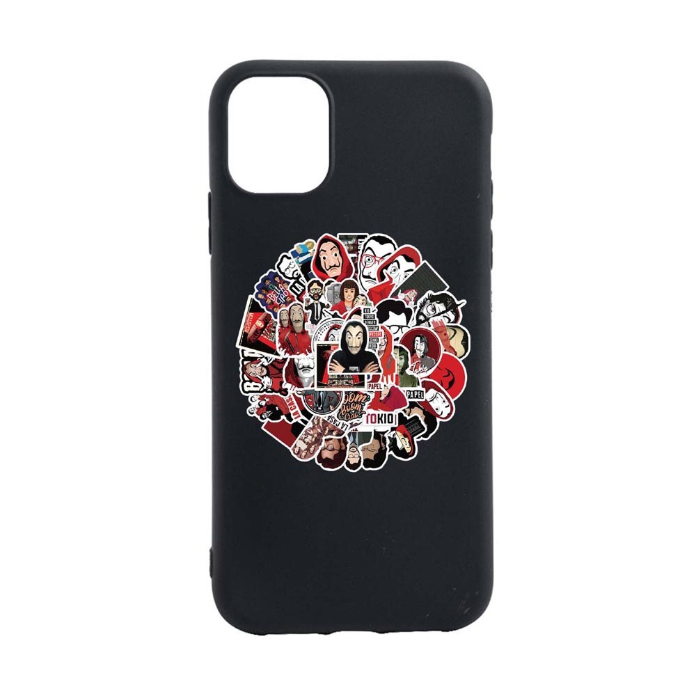 Husa Silicon Compatibila cu Apple iPhone 13, La Casa De Papel, rezistenta la uzura, anti-alunecare, B715