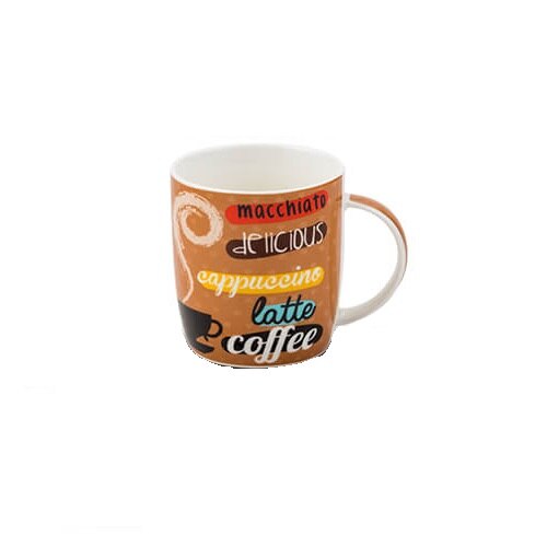 Cana din portelan, New Bone, 380 ml, NAVA NV 172 201