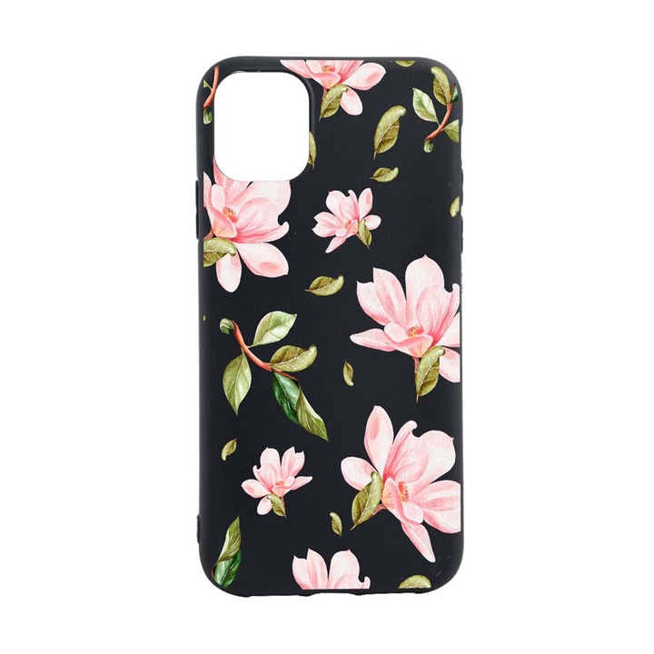 Husa Florile primaverii, pentru Apple iPhone 12 Pro, rezistenta la uzura, anti-alunecare, din silicon Premium, din silicon Premium, B496
