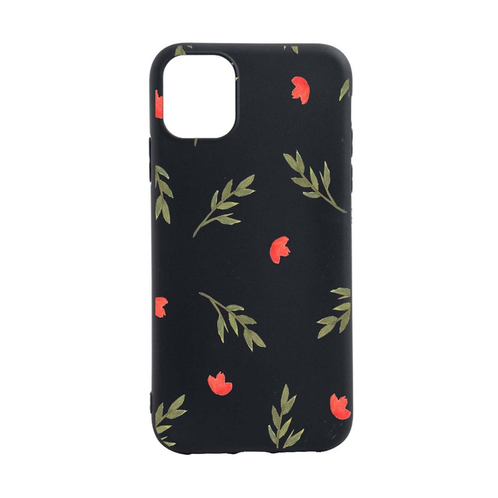 Husa Silicon Flowers, compatibila cu Apple iPhone 13 Mini, rezistenta la uzura, anti-alunecare, B516