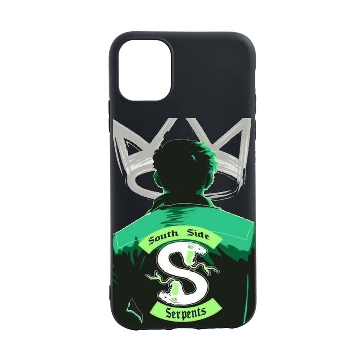 Husa Riverdale South Side Serpents, Movie, pentru Apple iPhone 12 Mini, rezistenta la uzura, anti-alunecare, din silicon Premium, din silicon Premium, B620