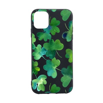 Husa Green leaf, pentru Apple iPhone 12 Mini, rezistenta la uzura, anti-alunecare, din silicon Premium, din silicon Premium, B697 Husa Green leaf, pentru Apple iPhone 12 Mini, rezistenta la uzura, anti-alunecare, din silicon Premium, din silicon Premium, B697