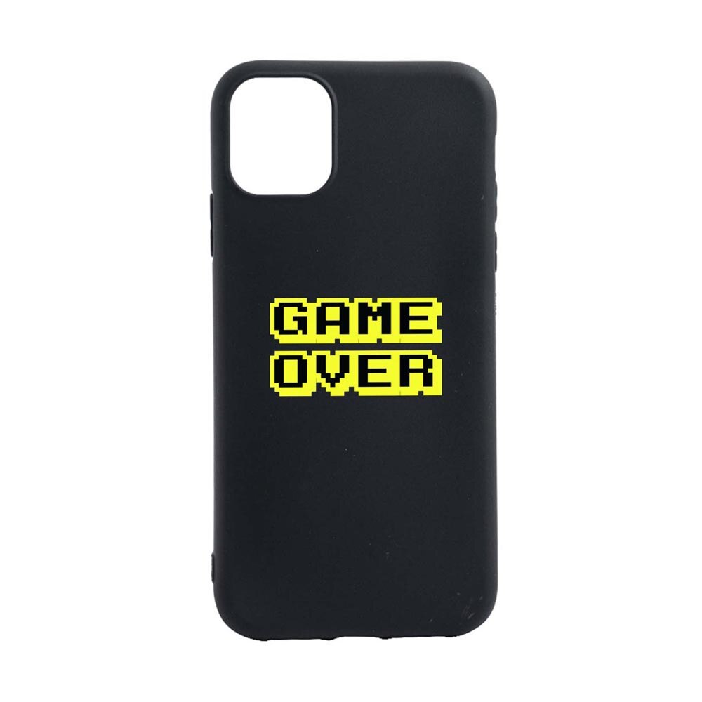 Husa Game Over, pentru Apple iPhone 12 Mini, rezistenta la uzura, anti-alunecare, din silicon Premium, din silicon Premium, B671