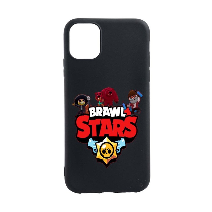 Husa Brawl Stars, pentru Apple iPhone 12, rezistenta la uzura, anti-alunecare, din silicon Premium, din silicon Premium, B651