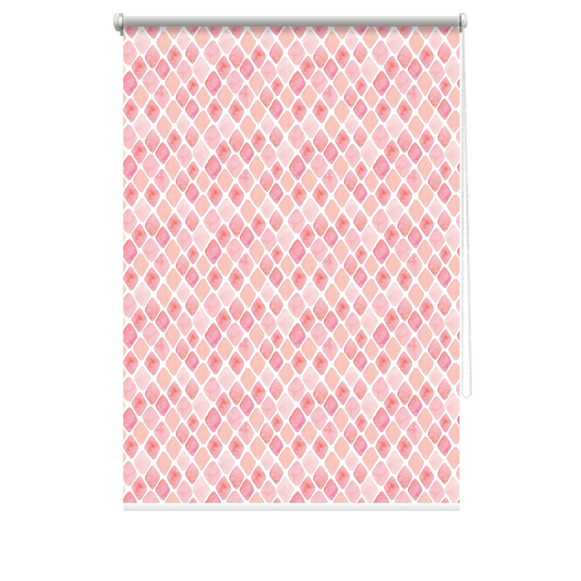 Rulou textil cu print, opac, verso alb, Glam 6, multicolor, 62x150 cm