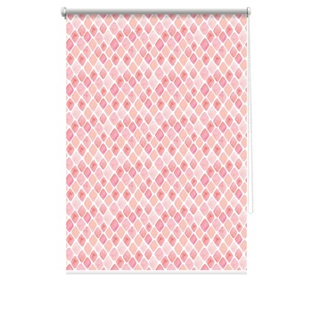 Rulou textil cu print, opac, verso alb, Glam 6, multicolor, 62x150 cm Rulou textil cu print, opac, verso alb, Glam 6, multicolor, 62x150 cm