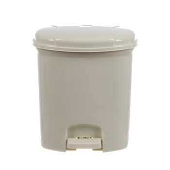 Cos de gunoi cu pedala Heinner Care, 7L, plastic, bej, 19X19.5X27 cm Cos de gunoi cu pedala Heinner Care, 7L, plastic, bej, 19X19.5X27 cm