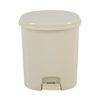 Cos de gunoi cu pedala Heinner Care 14L, plastic, bej, 23.5X19.5X33 cm Cos de gunoi cu pedala Heinner Care 14L, plastic, bej, 23.5X19.5X33 cm