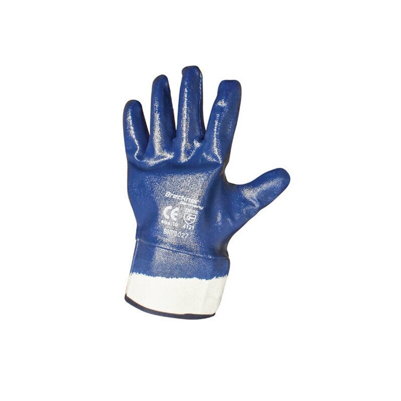 Set manusi de protectie cauciucate complet albastre, 12 bucati, marimea L Breckner Germany