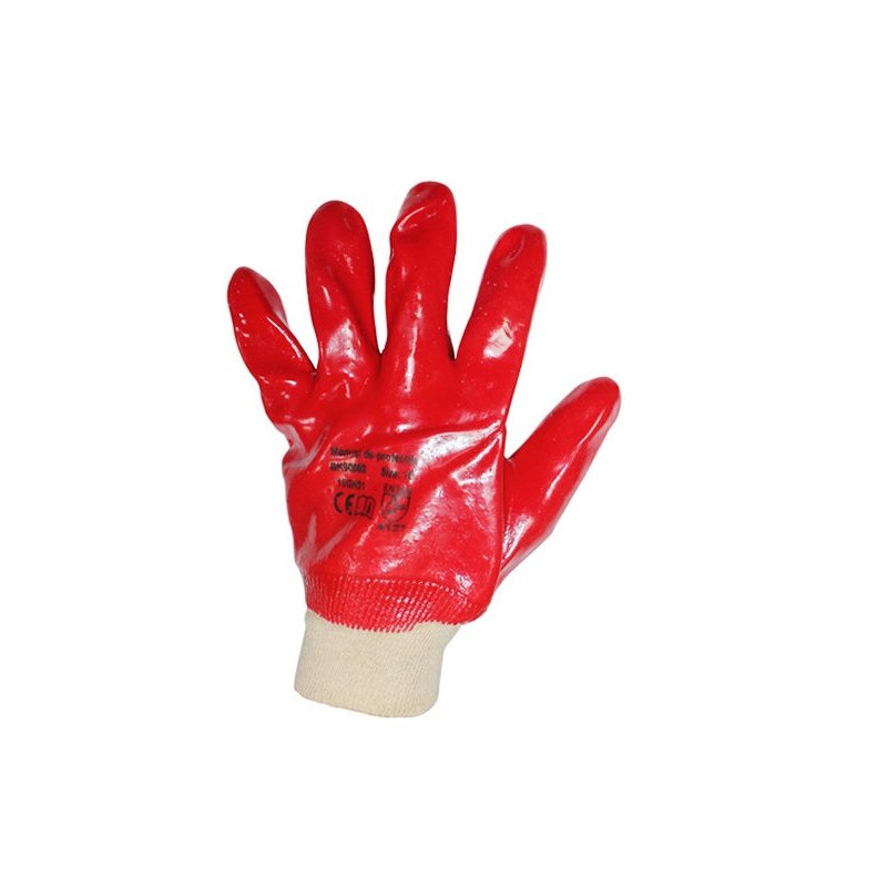 Set manusi de protectie PVC impermeabile,12 bucati, marimea L Breckner Germany