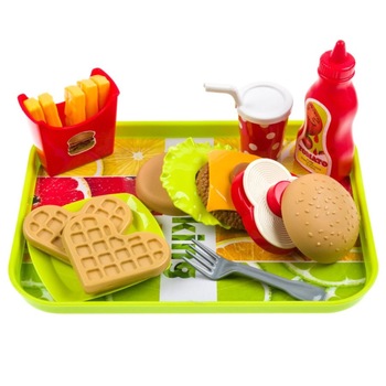 Set de joaca 21 de alimente fast food Set de joaca 21 de alimente fast food
