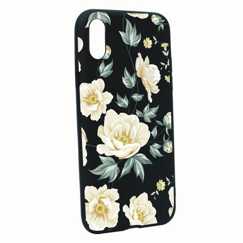 Husa Silicon Compatibila Cu Samsung Galaxy M02, Flowers, rezistenta la uzura, anti-alunecare, B126