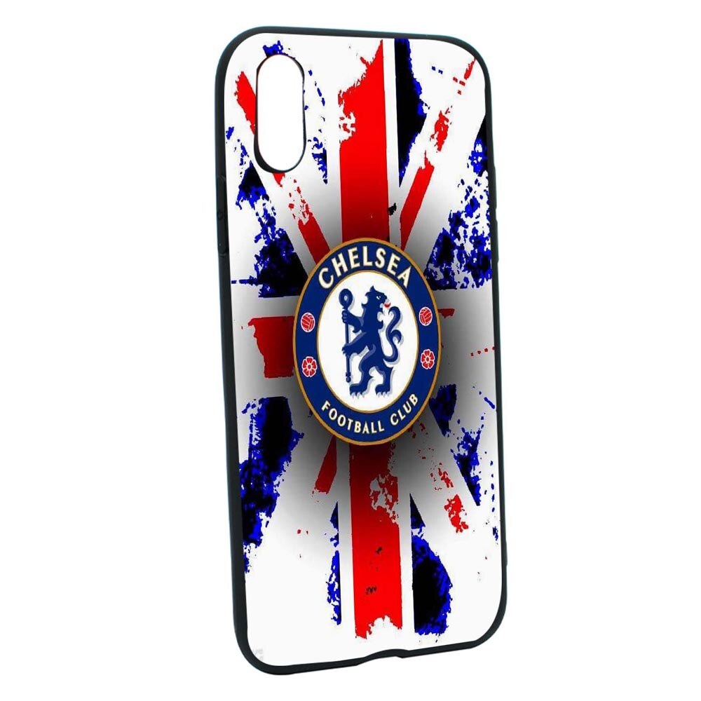 Husa Silicon Football, Chelsea, compatibila cu Samsung Galaxy M02, rezistenta la uzura, anti-alunecare, B236