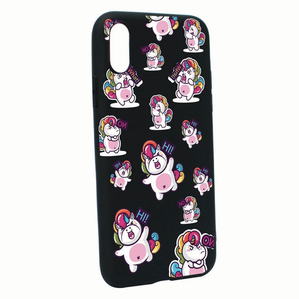 Husa Silicon Compatibila Cu Samsung Galaxy M02, Fat Unicorn, rezistenta la uzura, anti-alunecare, B80