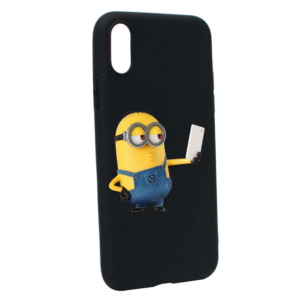 Husa Silicon Compatibila Cu Xiaomi Redmi K40 / Redmi K40 Pro, Minion Selfie, rezistenta la uzura, anti-alunecare, B211