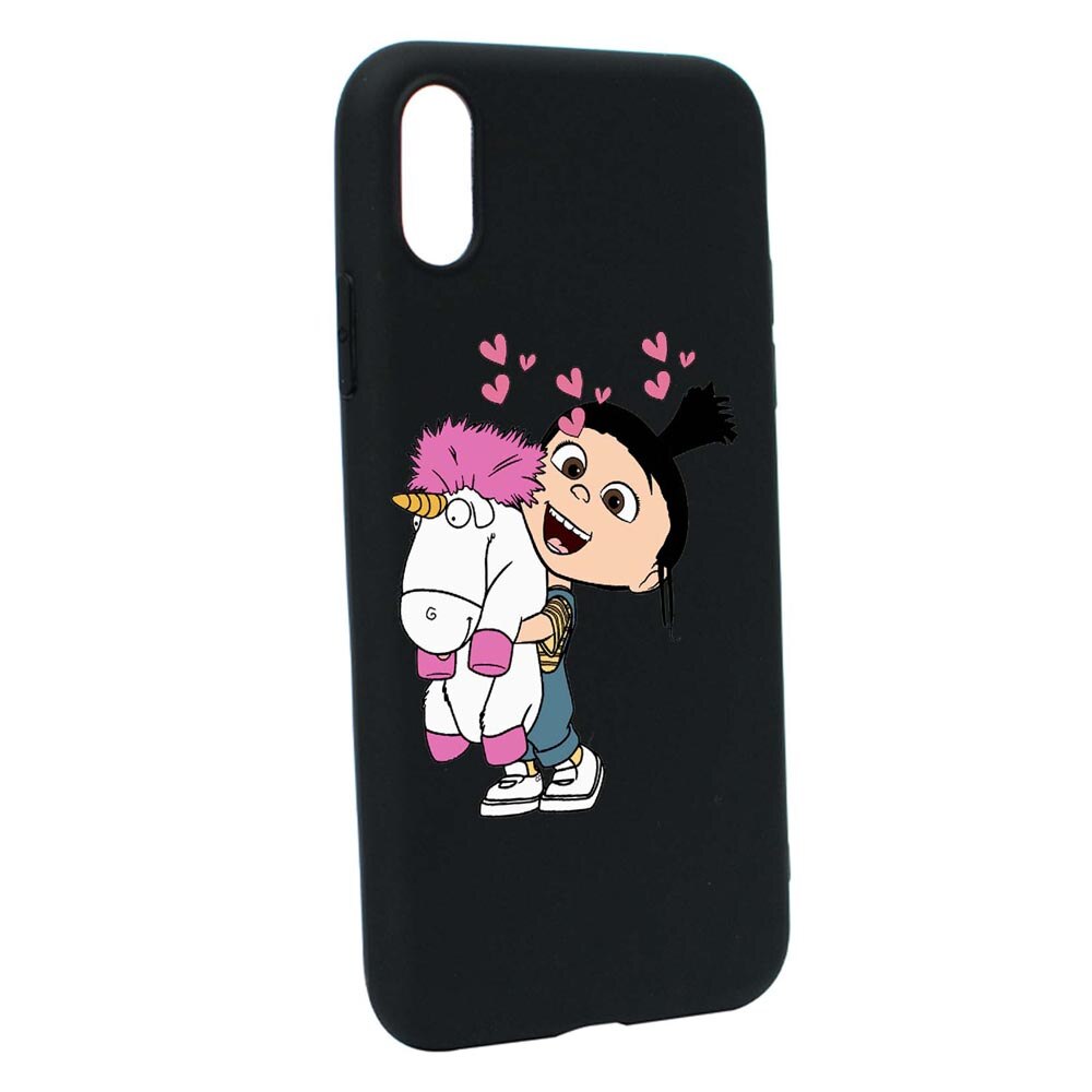 Husa Silicon Despicable Me, Agnes, compatibila cu Samsung Galaxy M02, rezistenta la uzura, anti-alunecare, B217