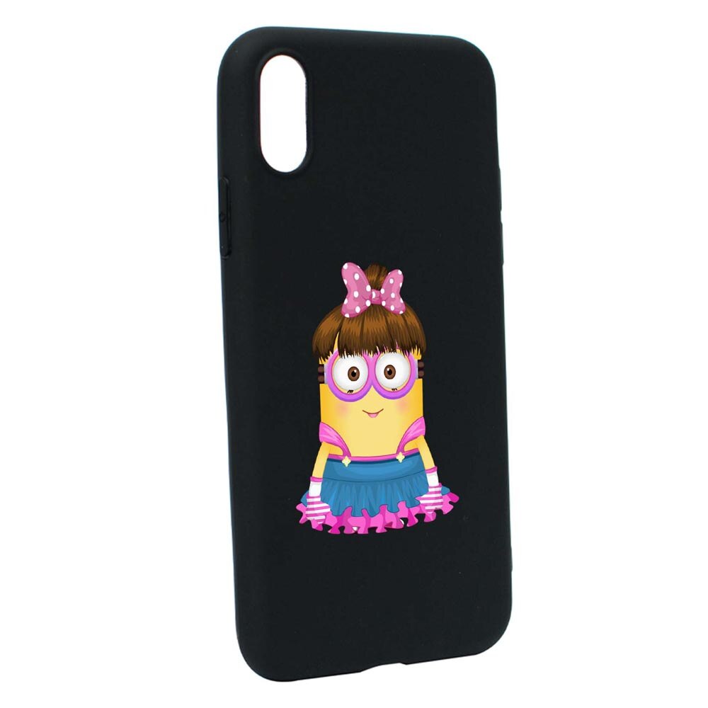 Husa Silicon Compatibila Cu Samsung Galaxy M02, Minion Girl, rezistenta la uzura, anti-alunecare, B208