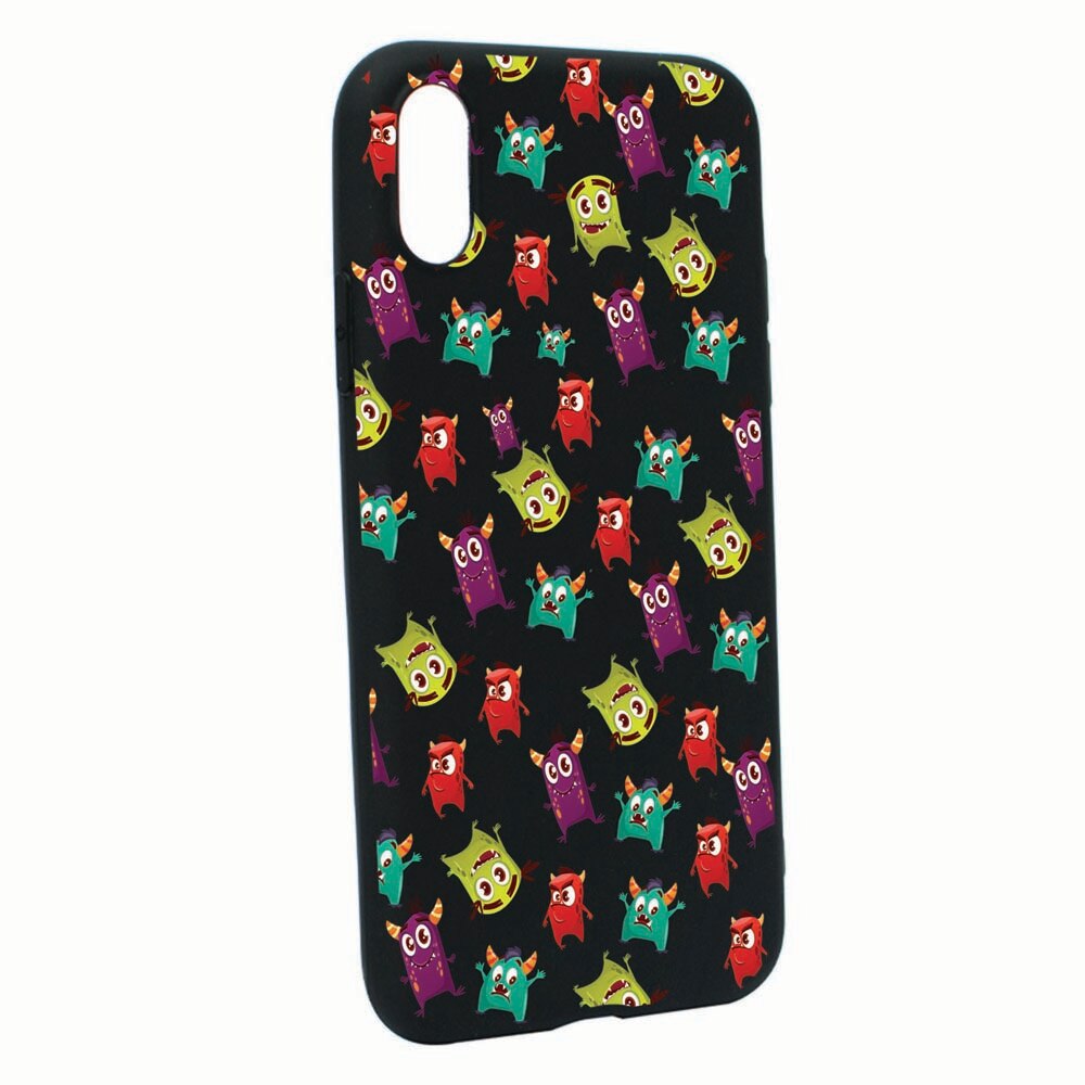 Husa pentru Xiaomi Mi 9 Lite / Mi A3 Lite, Monsters, rezistenta la uzura, anti-alunecare, din silicon Premium, B121