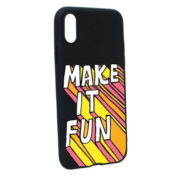 Husa cu mesaj Make It Fun, pentru Xiaomi Mi 9, rezistenta la uzura, anti-alunecare, din silicon Premium, din silicon Premium, B494 Husa cu mesaj Make It Fun, pentru Xiaomi Mi 9, rezistenta la uzura, anti-alunecare, din silicon Premium, din silicon Premium, B494