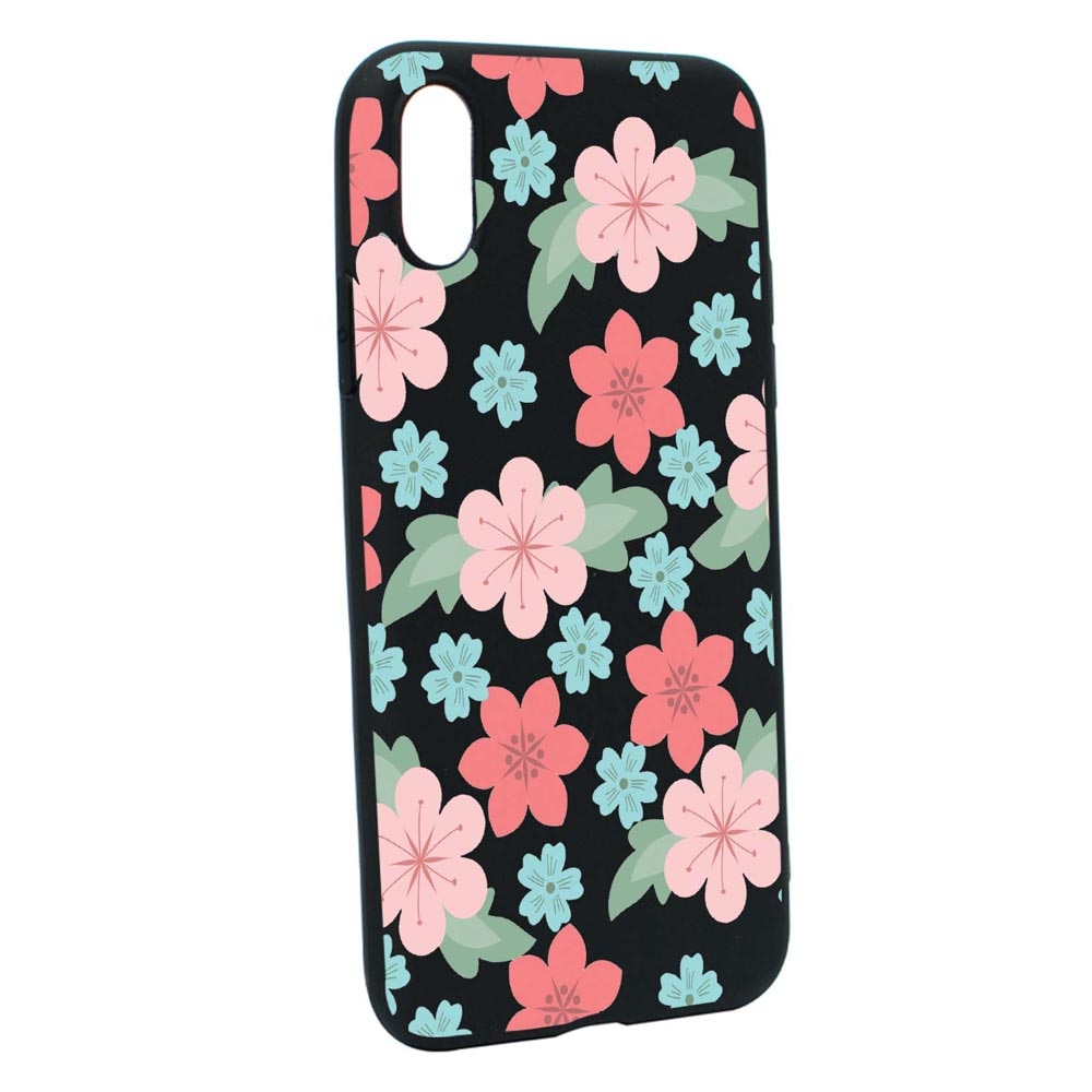 Husa Silicon Flowers, Pastel colors, compatibila cu Xiaomi Redmi K40 / Redmi K40 Pro, rezistenta la uzura, anti-alunecare, B515