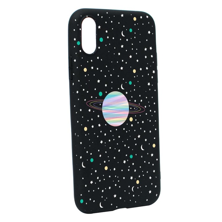 Husa Universe, Planeta, pentru Xiaomi Redmi 9A, rezistenta la uzura, anti-alunecare, din silicon Premium, din silicon Premium, B468