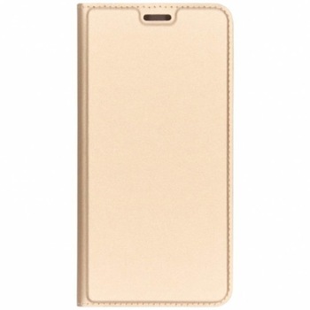 Husa protectie DuxDucis Skin pentru Samsung Galaxy A41, Tip Portofel, Auriu