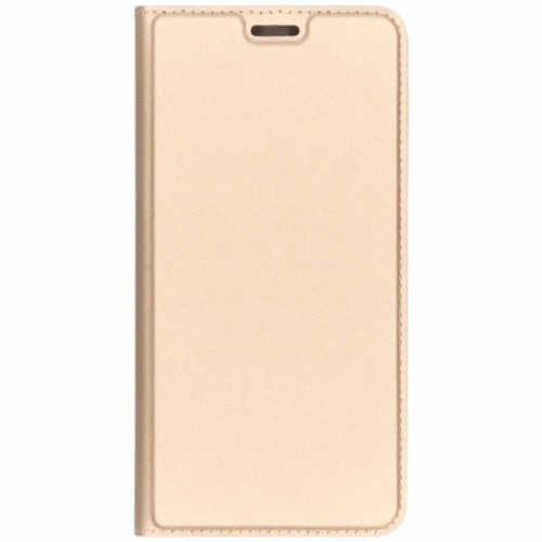 Husa protectie DuxDucis Skin pentru Samsung Galaxy A71, Tip Portofel Auriu