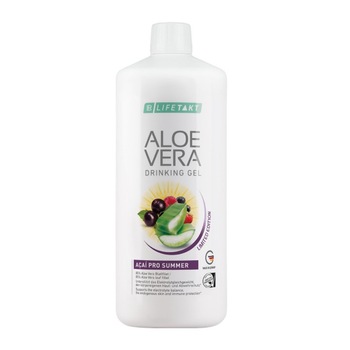 Gel de baut aloe vera cu acai pentru protectie tripla, 1L Gel de baut aloe vera cu acai pentru protectie tripla, 1L