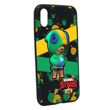 Husa Brawl Stars Leon, pentru Xiaomi Mi 9, rezistenta la uzura, anti-alunecare, din silicon Premium, din silicon Premium, B647 Husa Brawl Stars Leon, pentru Xiaomi Mi 9, rezistenta la uzura, anti-alunecare, din silicon Premium, din silicon Premium, B647