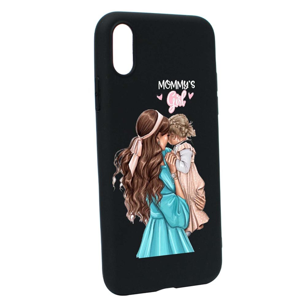 Husa Silicon Mommy's Girl, compatibila cu Xiaomi Redmi K40 / Redmi K40 Pro, rezistenta la uzura, anti-alunecare, B555