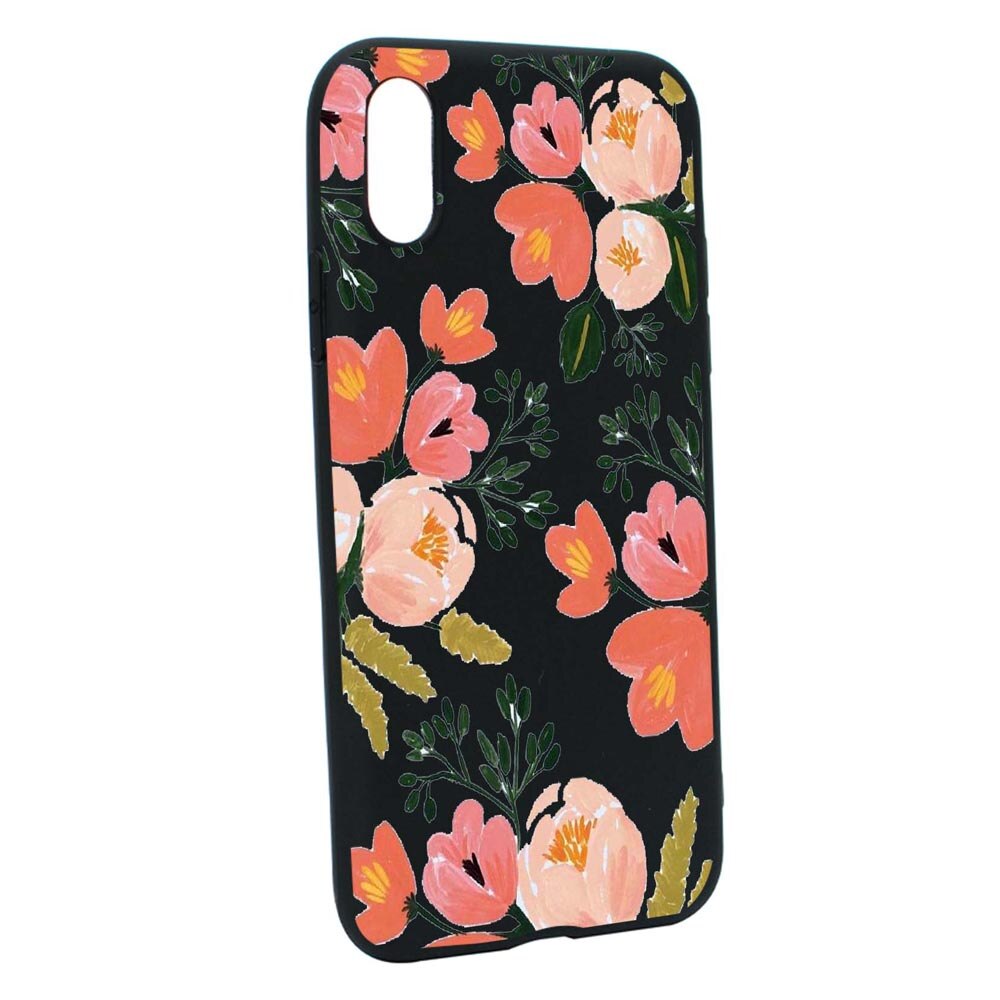Husa Silicon Flowers, Pastel colors, compatibila cu Xiaomi Redmi K40 / Redmi K40 Pro, rezistenta la uzura, anti-alunecare, B504