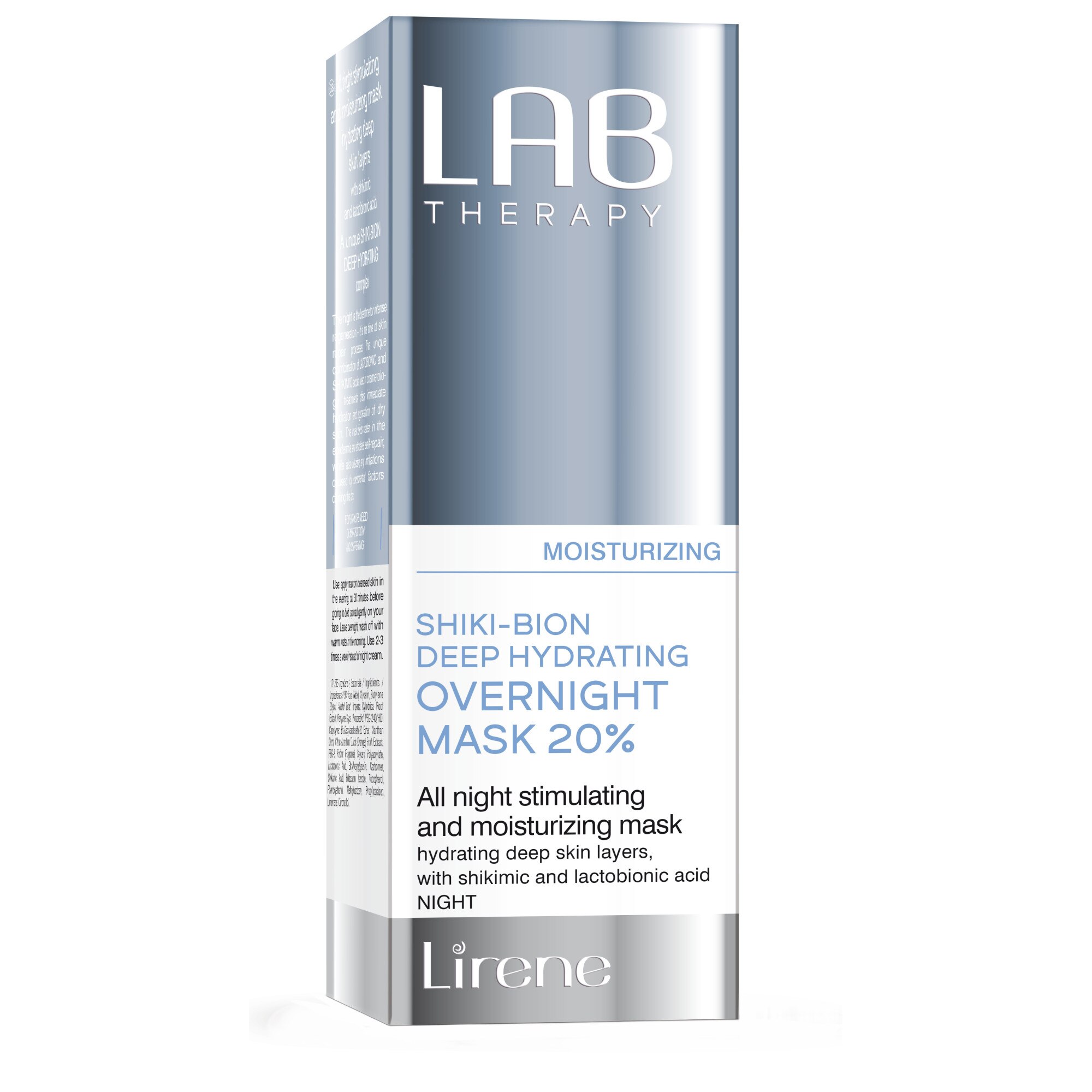 Masca-tratament LAB Therapy pentru noapte, stimulatoare si intens hidratanta cu Acid Shikimic si Lactobionic, 50ml