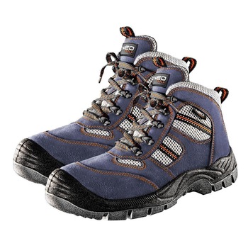 Bocanci de lucru, S1P, SRA, piele caprioara, talpici/branturi, marimea 43, NEO Bocanci de lucru, S1P, SRA, piele caprioara, talpici/branturi, marimea 43, NEO