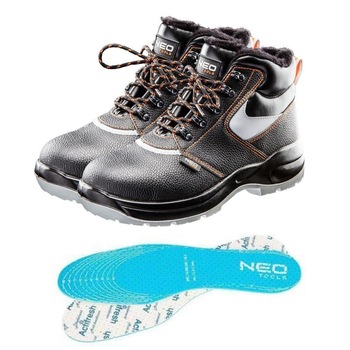 Bocanci imblaniti de lucru, S3, SRC, talpici/branturi, marimea 44, NEO Bocanci imblaniti de lucru, S3, SRC, talpici/branturi, marimea 44, NEO