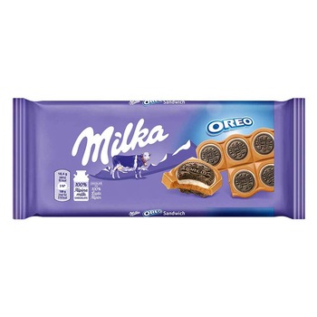 Pachet 21x Ciocolata Milka tableta oreo sandwich 92 g Pachet 21x Ciocolata Milka tableta oreo sandwich 92 g