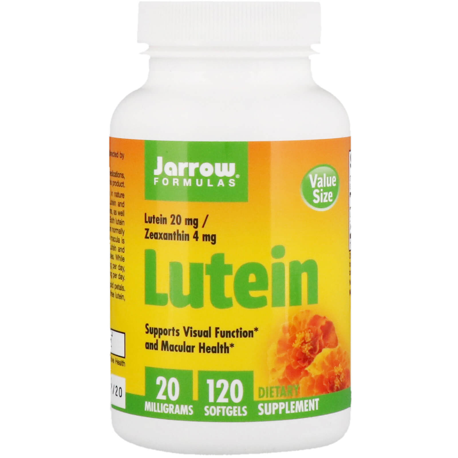 Supliment alimentar Jarrow Formulas Luteina, 120 Capsule