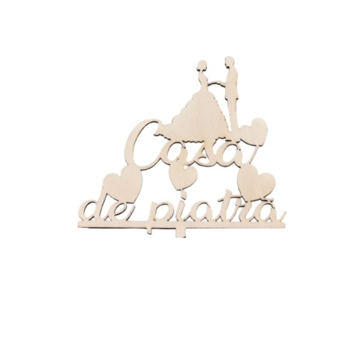 Topper tort Casa de piatra