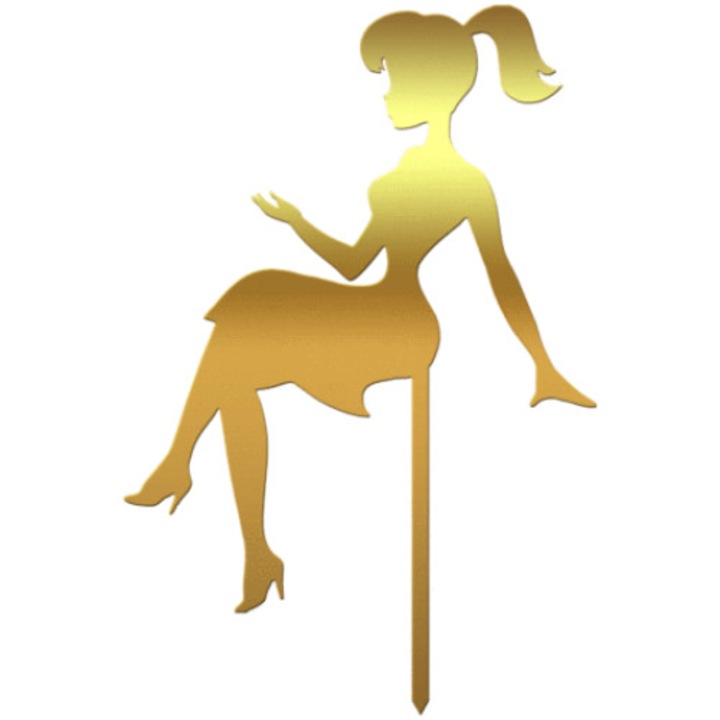 Topper tort Sitting girl