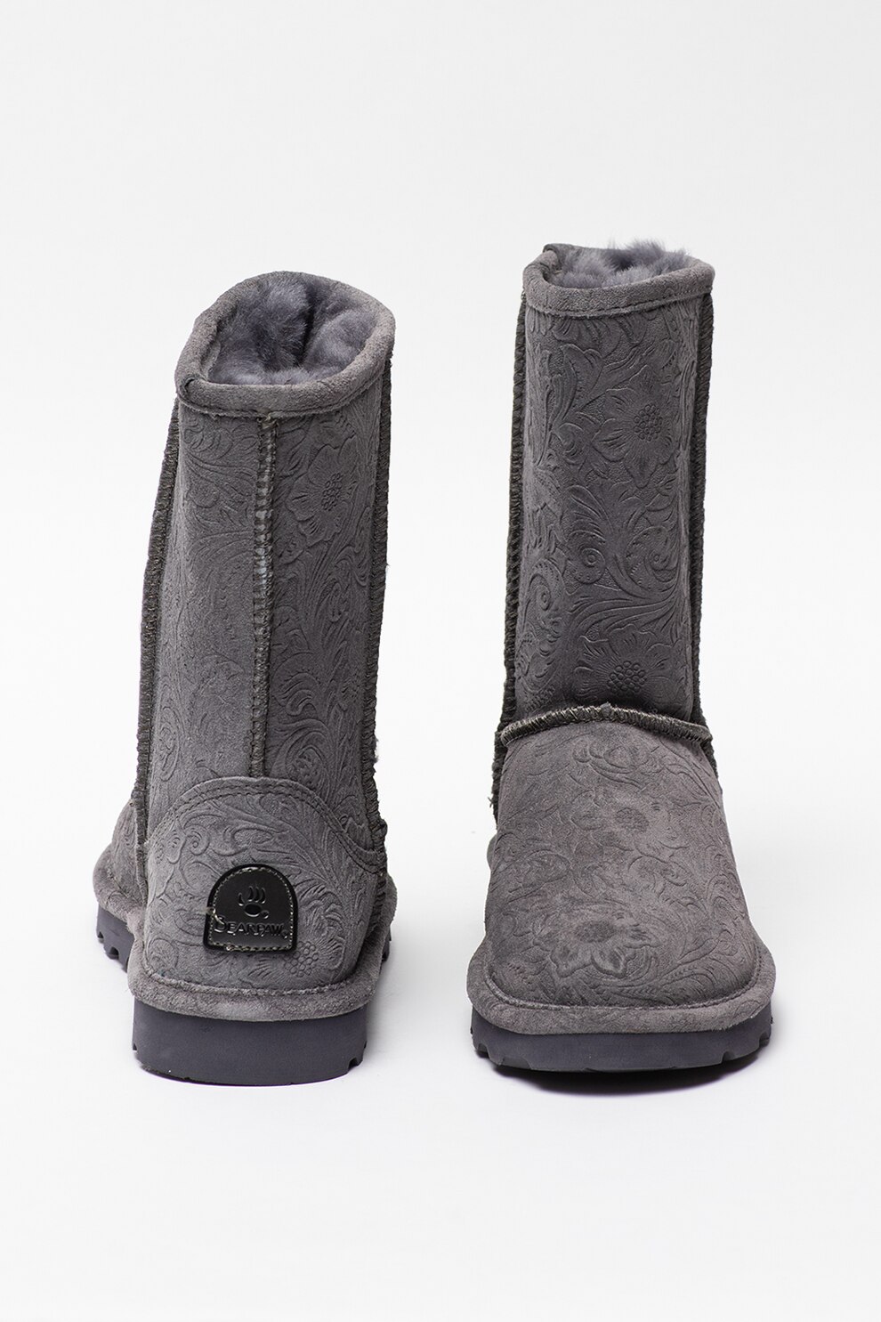 BEARPAW, Cizme medii de piele intoarsa 