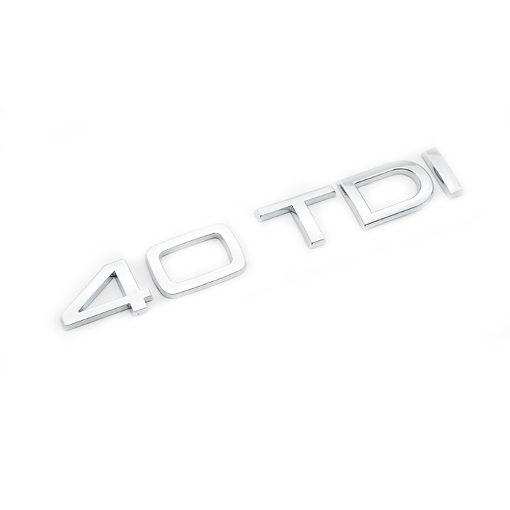 Audi 4.0 TDI hátsó csomagtartó embléma