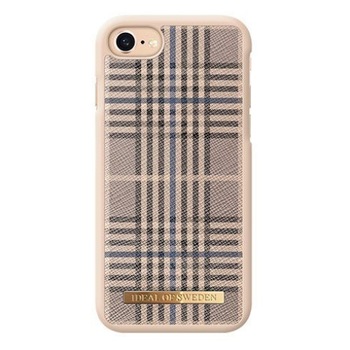 Husa de Protectie, Ideal, Compatibila cu iPhone 6 / 6s / 7 / 8, Plastic si tesatura, Maro/Gri Husa de Protectie, Ideal, Compatibila cu iPhone 6 / 6s / 7 / 8, Plastic si tesatura, Maro/Gri